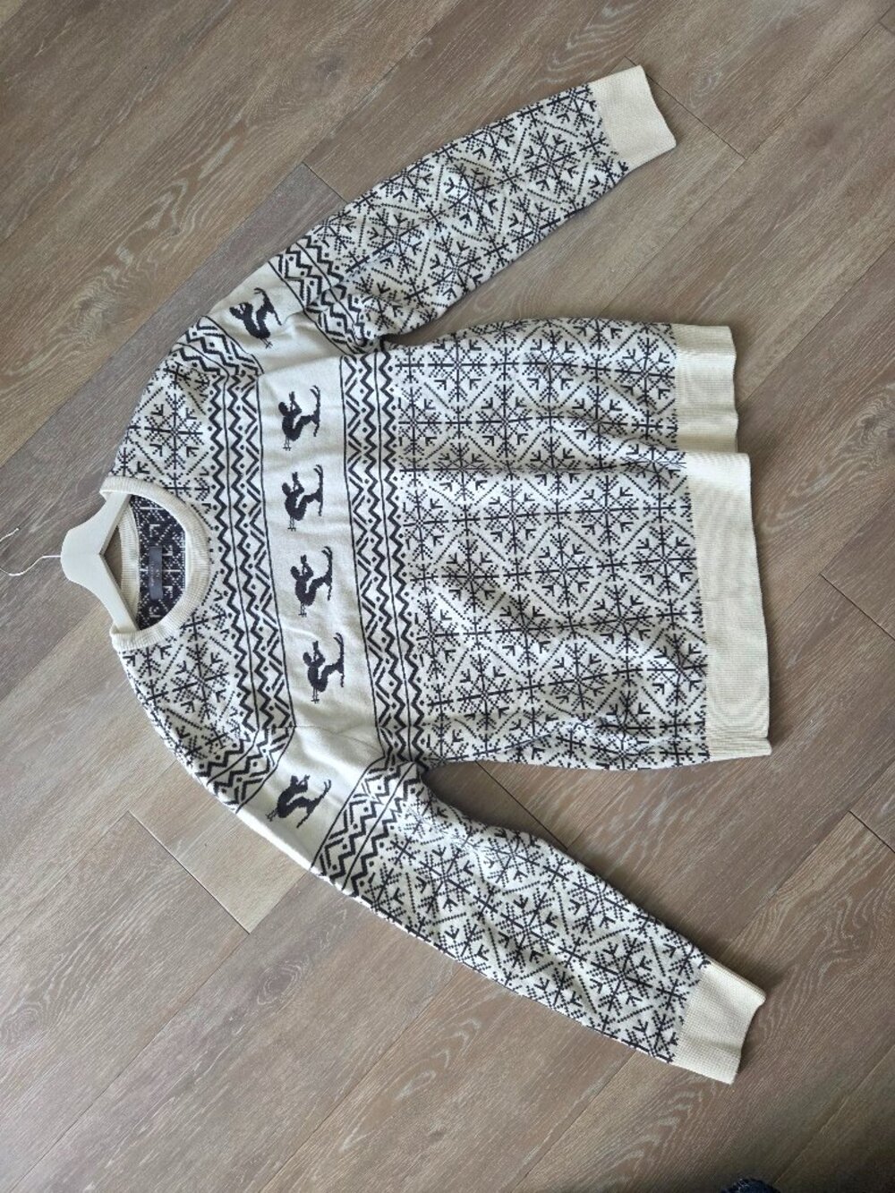 Ski crewneck sweater